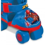 Σετ Roller Skates Ρυθμιζόμενα με Επιγονατίδες και Περιαγκωνίδες σε Πλαστική Τσάντα - Spiderman - Mondo Toys