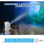 Led Φωτιστικό Προτζέκτορας Αστροναύτη με ηχείο Bluetooth