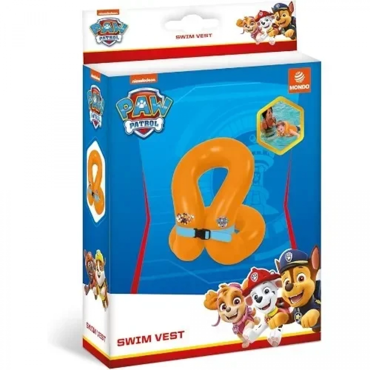 Paw Patrol Ρυθμιζόμενο Φουσκωτό Γιλέκο Θαλάσσης - Mondo