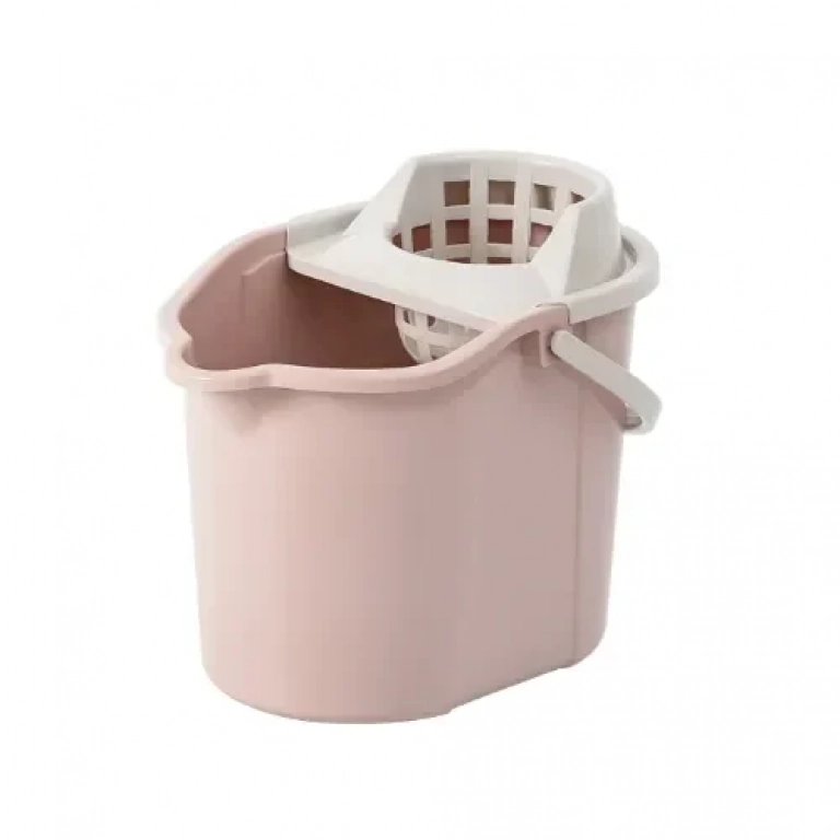 Πλαστικός Κάδος Σφουγγαρίστρας Οικιακός - Ροζ