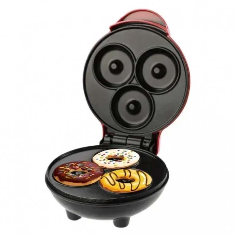 Μίνι Συσκευή για 3 Donuts 500W Κόκκινη RAF R.2219R