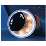 Επιτραπέζιο ηχείο Bluetooth subwoofer HD με κάρτα σύνδεσης ραδιοφώνου Astronaut Moon - Λευκό