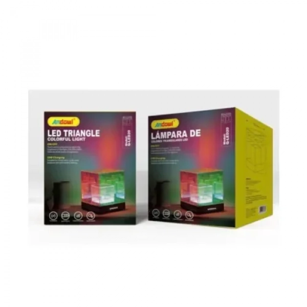 Φωτιστικό νύχτας led Κύβος Q-LED20 Andowl -USB power