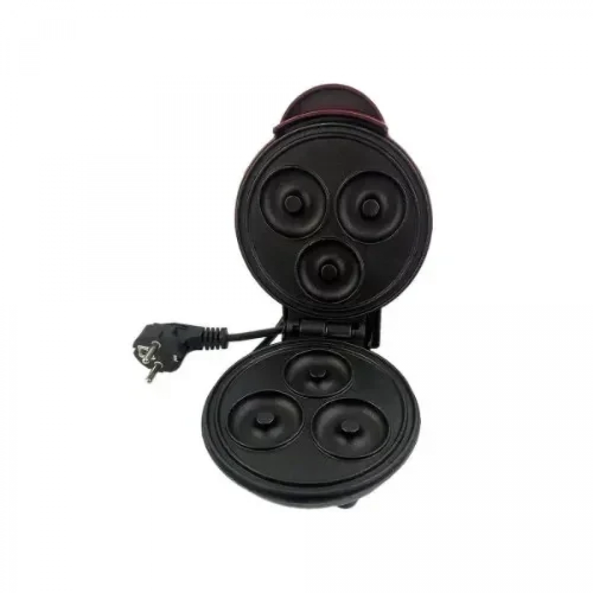 Μίνι Συσκευή για 3 Donuts 350W Κόκκινη