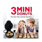Μίνι Συσκευή για 3 Donuts 350W Κόκκινη