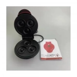 Μίνι Συσκευή για 3 Donuts 350W Κόκκινη