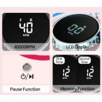 Επαγγελματικός Τροχός Νυχιών Μανικιούρ Πεντικούρ 40000rpm 48W DM601 - Μαύρο