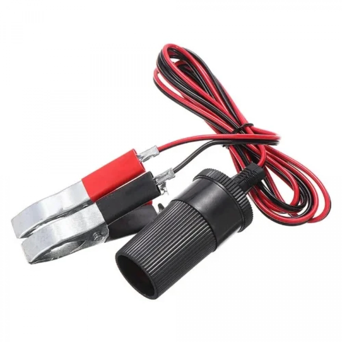 Κροκοδειλάκια Μπαταρίας με Αντάπτορα 12V