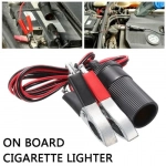 Κροκοδειλάκια Μπαταρίας με Αντάπτορα 12V