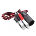 Κροκοδειλάκια Μπαταρίας με Αντάπτορα 12V