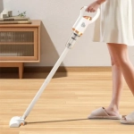 Ασύρματη ηλεκτρική σκούπα χειρός 8500Pa 120W Λευκή