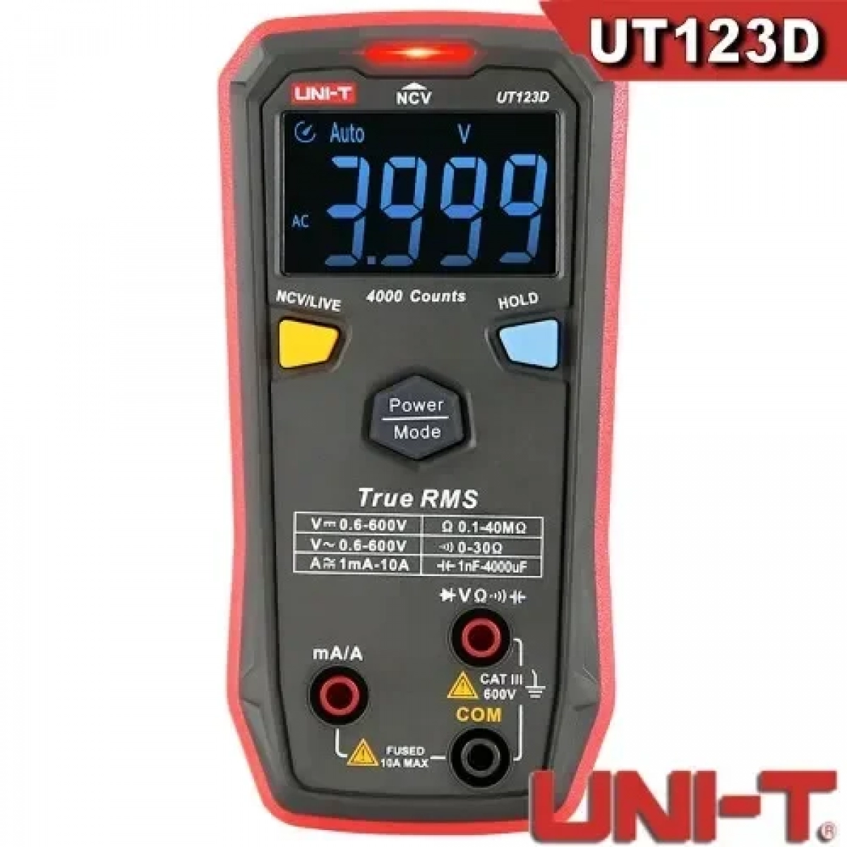 Uni-T UT123D Ψηφιακό Πολύμετρο True RMS