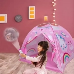 Παιδική σκηνή με θόλο φακό-προτζέκτορα και διαφάνειες Μονόκερος