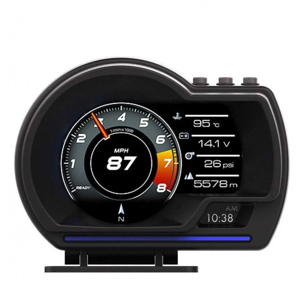 Οθόνη OBD2 Smart Car HUD Gauge ψηφιακή P6 AL