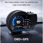 Οθόνη OBD2 Smart Car HUD Gauge ψηφιακή P6 AL