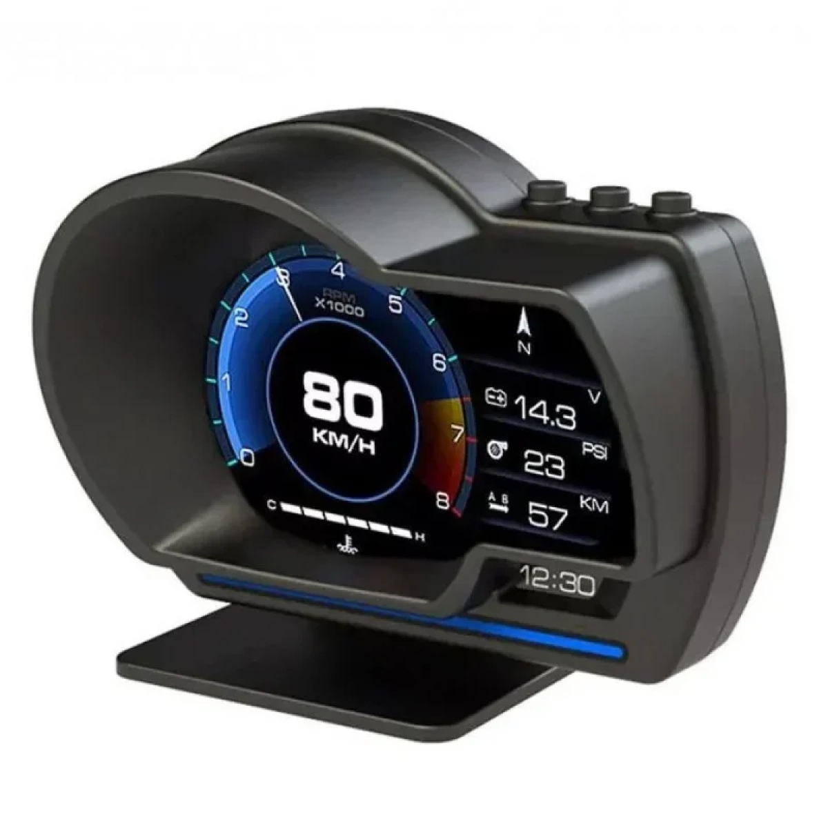 Οθόνη OBD2 Smart Car HUD Gauge ψηφιακή P6 AL