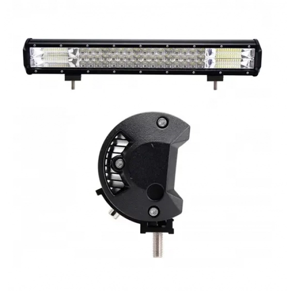 Αδιάβροχη μπάρα αλουμινίου LED 12V-24V 70cm 252W 84 SMD IP68 20160LM 6000K OYQP-0019