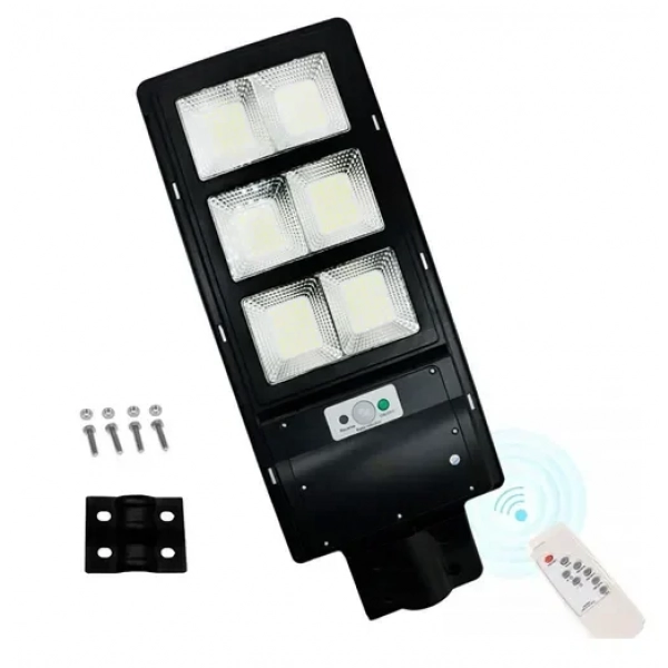 Αδιάβροχο ηλιακό φωτιστικό δρόμου 210 SMD 300W με ανιχνευτή κίνησης & τηλεχειριστήριο Jortan JT-LB300W