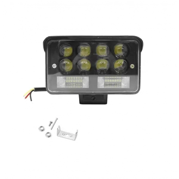Αδιάβροχος προβολέας αλουμινίου LED 12V-24V 126W 22 SMD IP67 10080LM