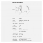 Ακουστικό πέτου In-ear Bluetooth Handsfree Fineblue F520 γκρι - Photo5