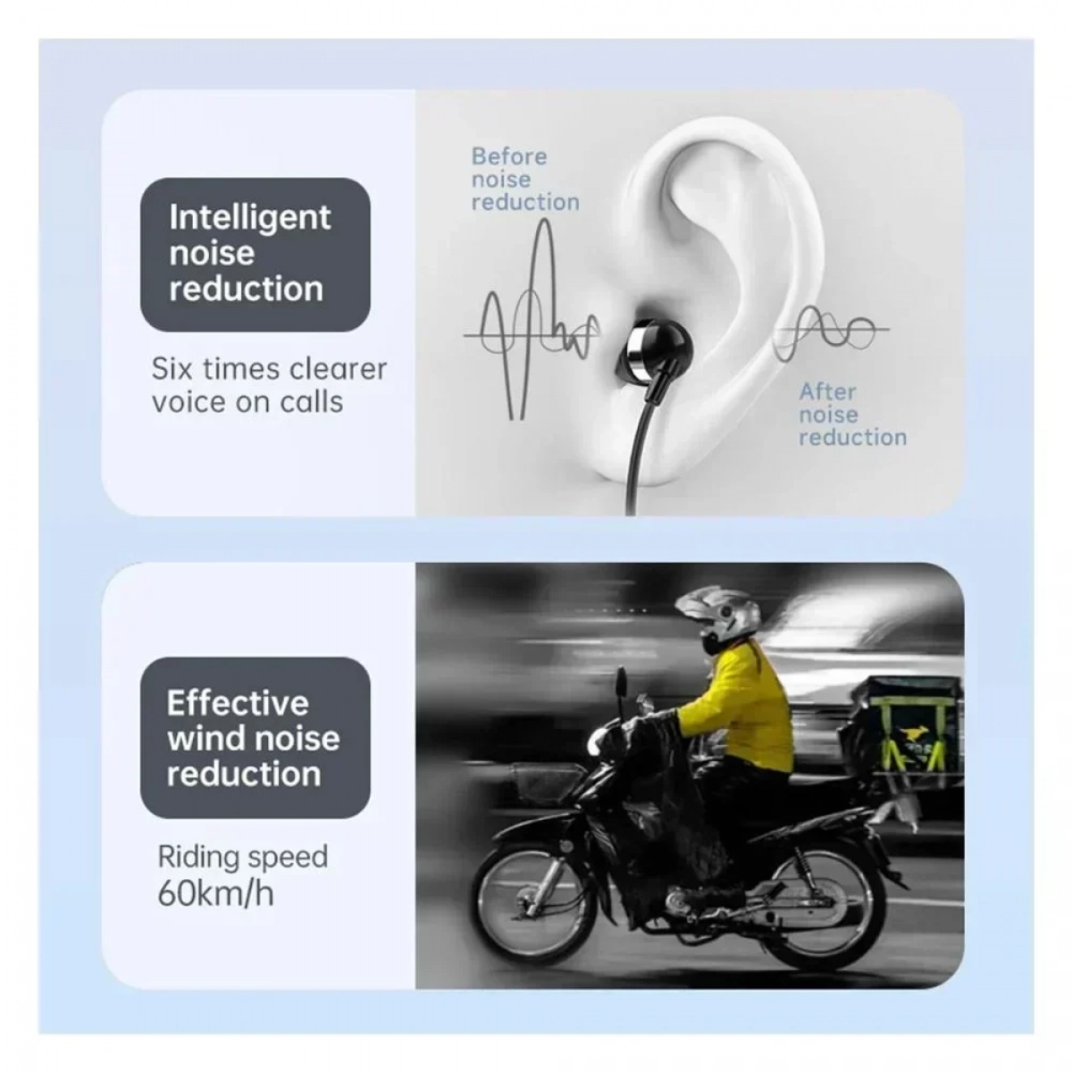 Ακουστικό πέτου In-ear Bluetooth Handsfree Fineblue F520 γκρι - Photo6