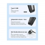 Ακουστικό πέτου In-ear Bluetooth Handsfree Fineblue F520 λευκό - Photo4
