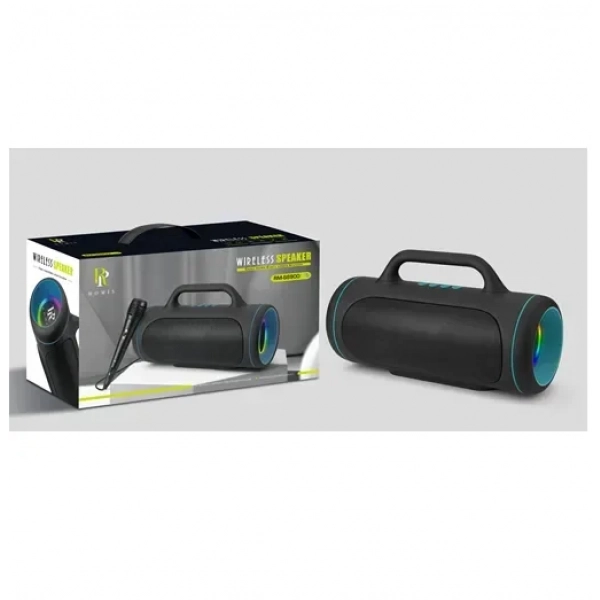 Ασύρματο ηχείο Bluetooth με ενσύρματο μικρόφωνο USB / TF/ FM / AUX RM-S8900 – μαύρο / γαλάζιο