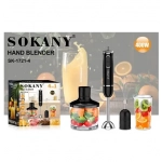 Μπλέντερ χειρός με ανοξείδωτη ράβδο 400W SK-1721-4 Sokany - μαύρο