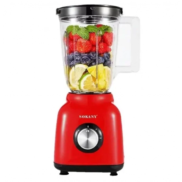 Μπλέντερ για Smoothies 1.5lt 500W Sokany SK-168 κόκκινο