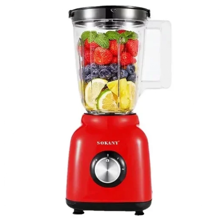 Μπλέντερ για Smoothies 1.5lt 500W Sokany SK-168 κόκκινο