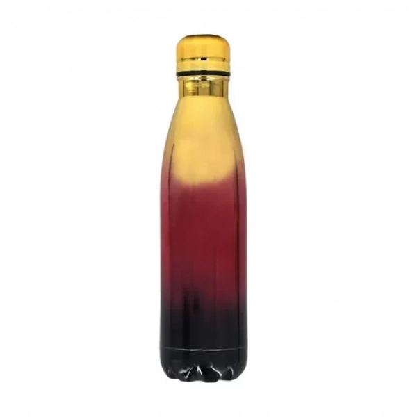 Μπουκάλι θερμός 500ml JB-UV χρυσό-κόκκινο