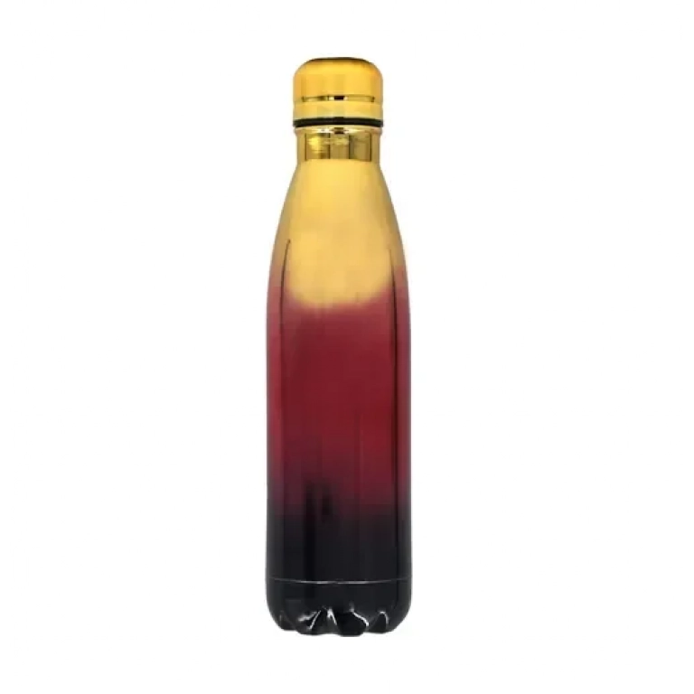 Μπουκάλι θερμός 500ml JB-UV χρυσό-κόκκινο