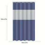 Κουρτίνα Πλαστική Αδιάβροχη Μπάνιου 180x180 cm 1 τμχ Μπλε