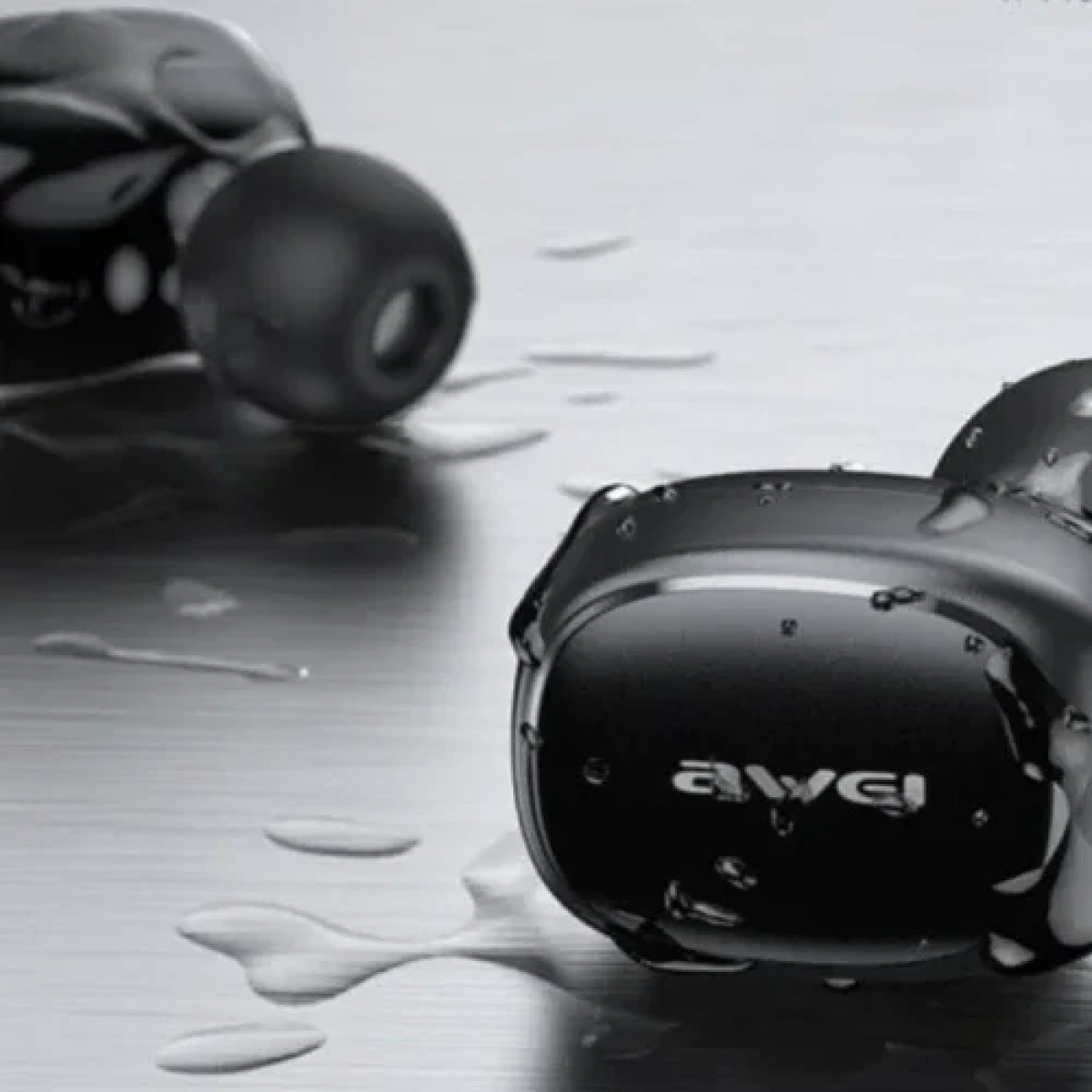 Ασύρματα ακουστικά Awei T13 Pro Earbud με θήκη φόρτισης μαύρο