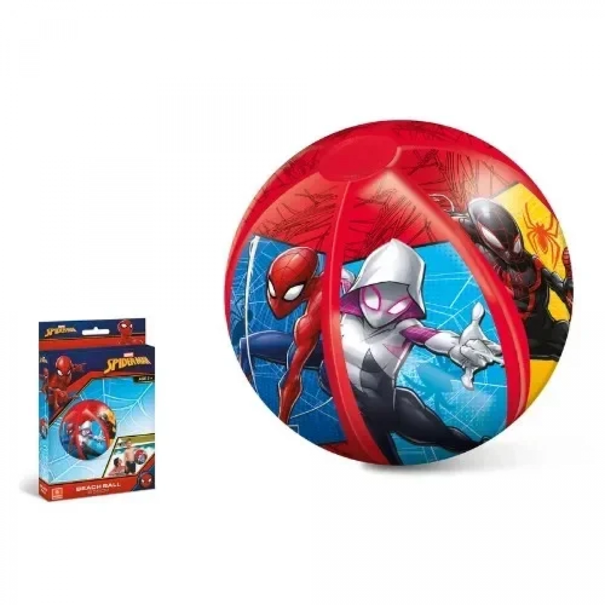 Spiderman Φουσκωτή Μπάλα Θαλάσσης 50 εκ. - Mondo