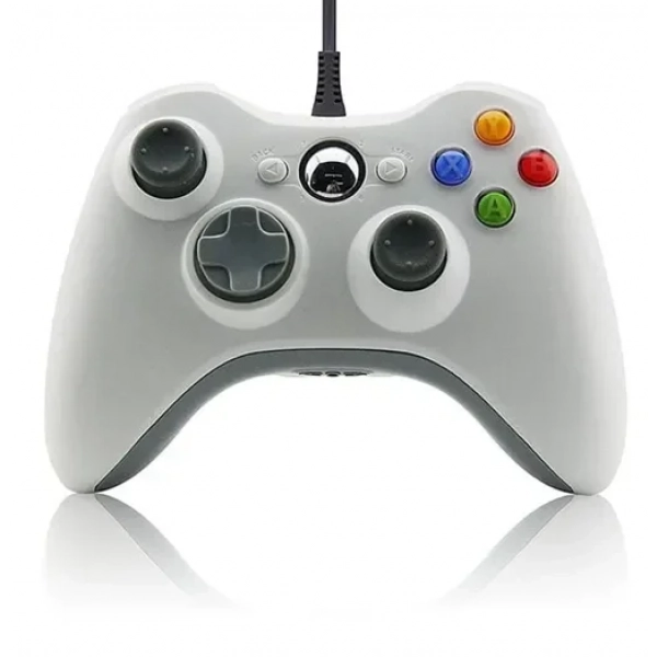 Ενσύρματο χειριστήριο για XBOX 360 Controller - λευκό