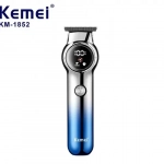 Επαναφορτιζόμενη κουρευτική μηχανή Kemei KM-1852 μπλε - Image 2