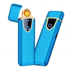 Επαναφορτιζόμενος αντιανεμικός ηλεκτρικός αναπτήρας USB - μπλε