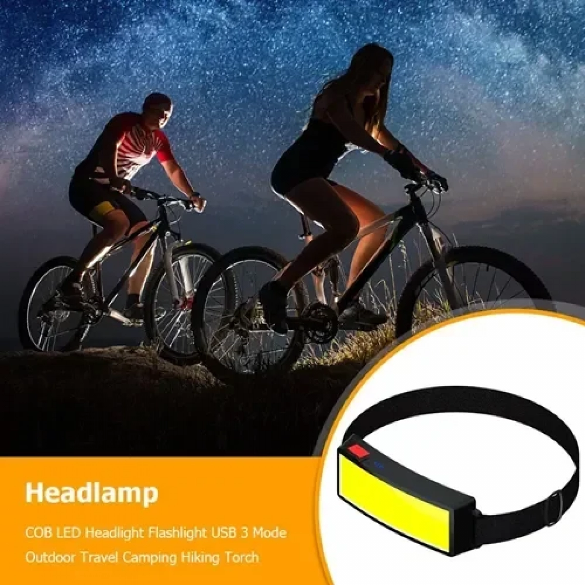 Επαναφορτιζόμενος φακός κεφαλής COB LED TM-G14 - Image 6