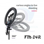 Επαγγελματικό Ring Light 34cm με βάση για κινητό Jmary FM-14R
