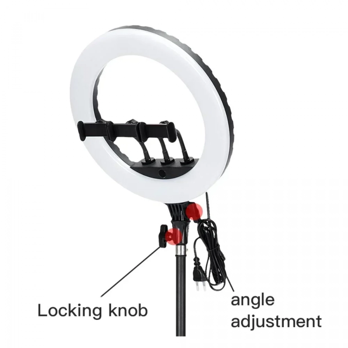Επαγγελματικό Ring Light 34cm με βάση για κινητό Jmary FM-14R