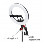 Επαγγελματικό Ring Light 34cm με βάση για κινητό Jmary FM-14R