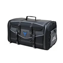 Επεκτεινόμενη τσάντα ταξιδίου 46L με εγκατάσταση στην ουρά μοτοσικλέτας Moto Centric MC-0125 μαύρο – μπλε
