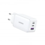 Φορτιστής GaN UGREEN CD244 65W PDx2+QC4.0 Λευκό 15334 - Image 2