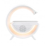Φωτιστικό LED RGB με ασύρματη βάση φόρτισης, ηχείο Bluetooth, FM Andowl Q-CD110 – λευκό