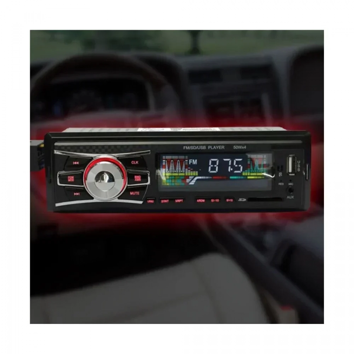 Ηχοσύστημα αυτοκινήτου 1 DIN Bluetooth με οθόνη USB – AUX – SD και τηλεχειριστήριο MY-6083 μαύρο