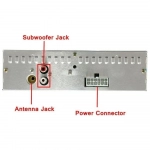 Ηχοσύστημα αυτοκινήτου 1 DIN Bluetooth με οθόνη USB – AUX – SD και τηλεχειριστήριο MY-6083 μαύρο
