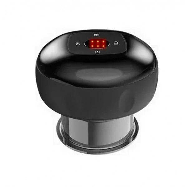Ηλεκτρική συσκευή για βεντούζες και μασάζ Intelligent Breathing Cupping Massage Instrument – μαύρο