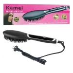 Ηλεκτρική βούρτσα για ίσιωμα Kemei KM-1320 μαύρο