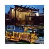 200 Ηλιακά Χριστουγεννιάτικα Λαμπάκια Θερμού Φωτισμού 21m - Φωτάκια LED Εξωτερικού Χώρου με Φωτοβολταϊκό Πάνελ